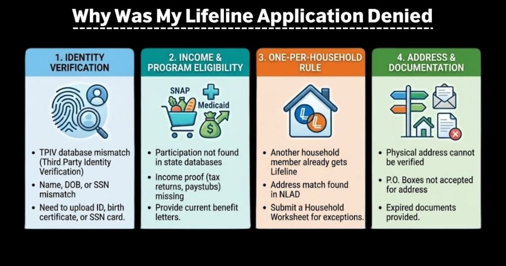 Why Was My Lifeline Application Denied
