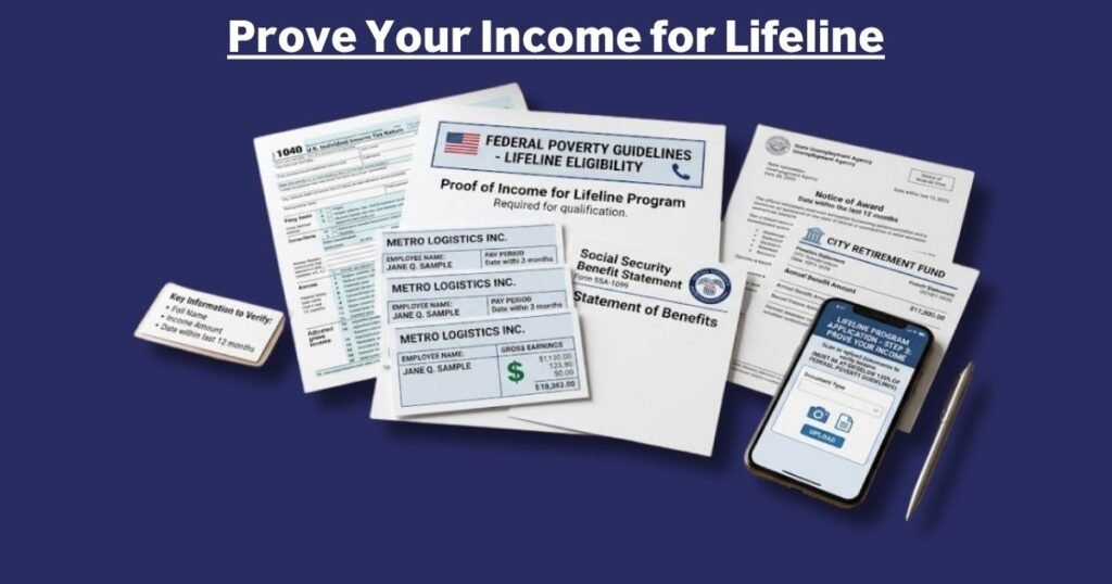 Prove Your Income for Lifeline